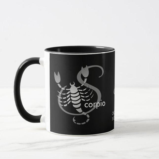 Caneca Scorpio ♏ - Sinal Zodiac (Esquerda)