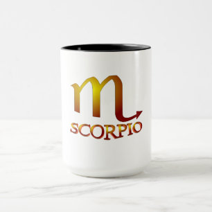 Caneca Scorpio Star Dourada
