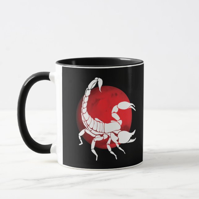 Caneca Scorpio Zodiac - Sinal Mug (Esquerda)