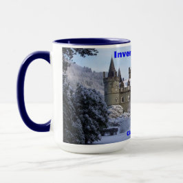 Caneca Scotland Snow Inveraray Castle Campbell Clan