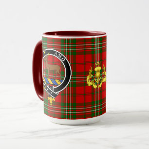 Caneca Scott Clan Crachá & Tartan