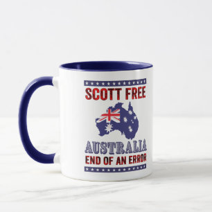 Caneca Scott Free Austrália Fim de um Erro