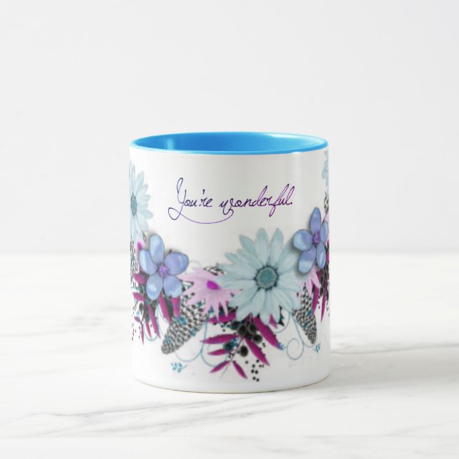 Caneca Script Verso Reino de Mensagem Espiritual (Centro)