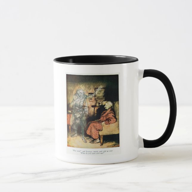 Caneca Scrooge e o fantasma de Marley (Direita)