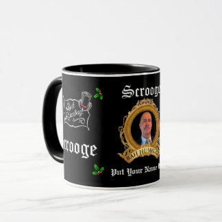 Caneca SCROOGE Imagem/Texto Antigo Natal Personalizado