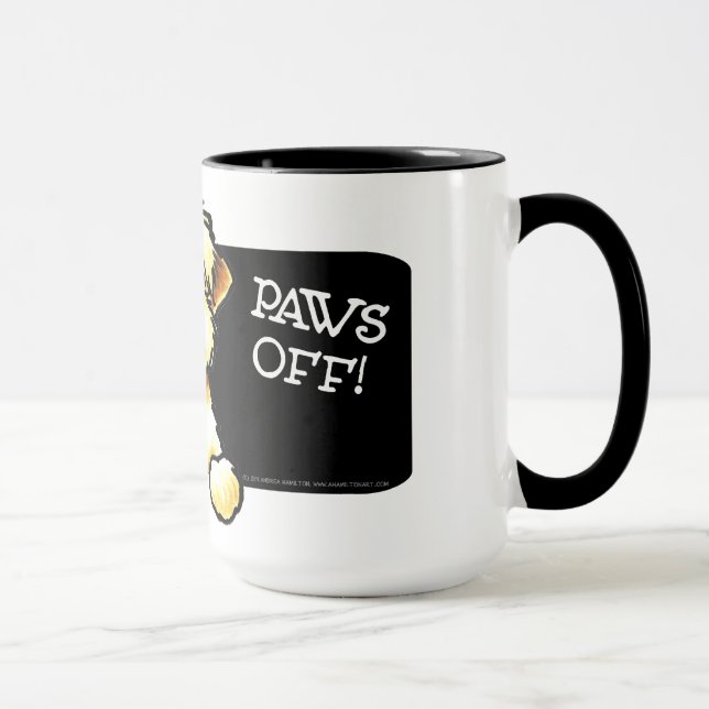 Caneca SCWT protegido por patas de terrier desligadas (Direita)