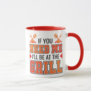 Caneca Se Precisar De Mim Estarei No Grill