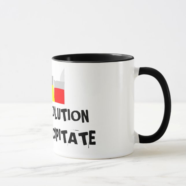 Caneca Se você não é parte da solução (Direita)