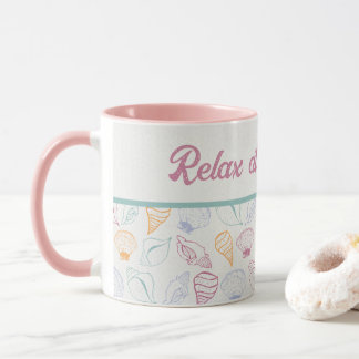 Caneca Seashell Pattern Mug