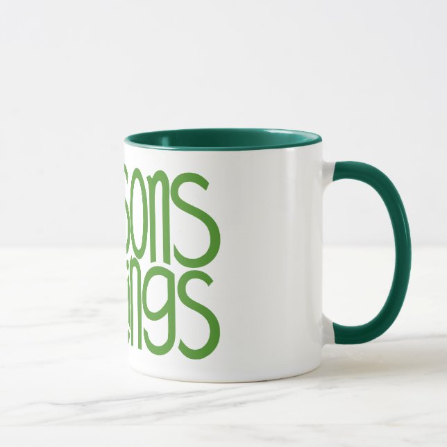 Caneca Seasons saúda Mug Verde (Direita)