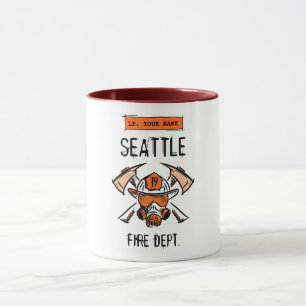 Caneca Seattle Fire Department 19. Bombeiros Modelo