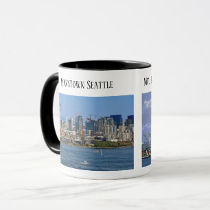 Caneca Seattle, Puget Sound, Mt. Rainier, Porto de Seattl