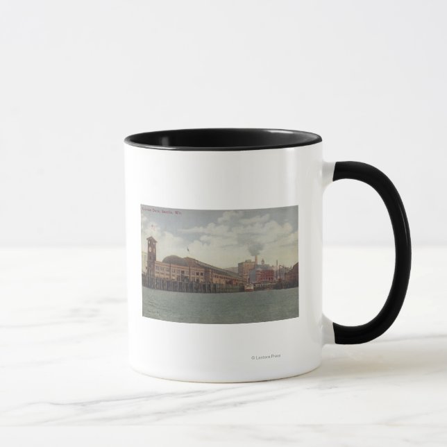 Caneca Seattle, WAColeman Dock em Seattle Waterfront (Direita)