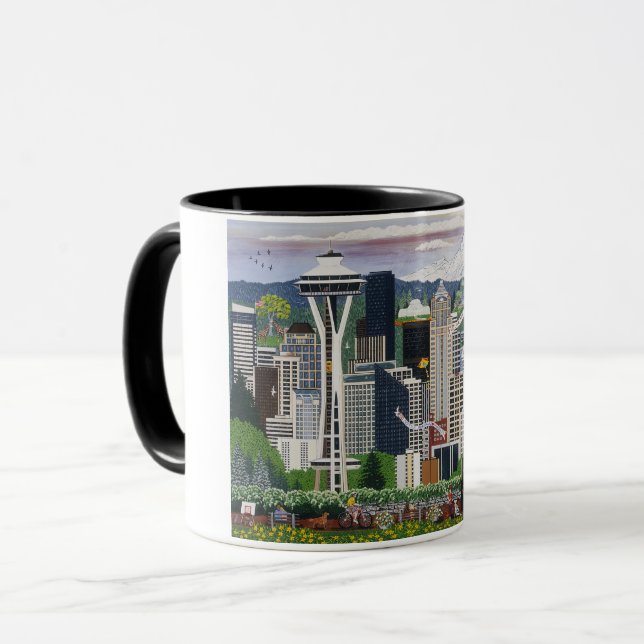 Caneca Seattle Washington (Frente Esquerda)