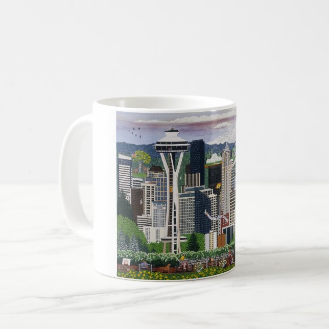 Caneca Seattle Washington (Frente Esquerda)