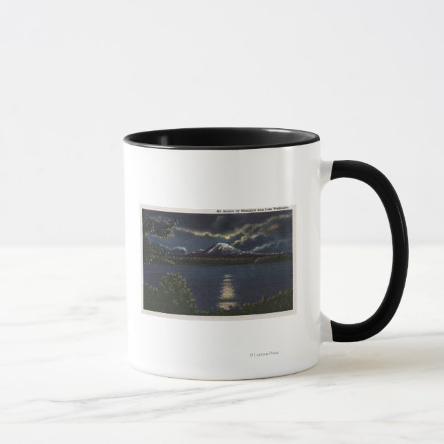 Caneca Seattle, Washington - Vista Lua do Monte. (Direita)