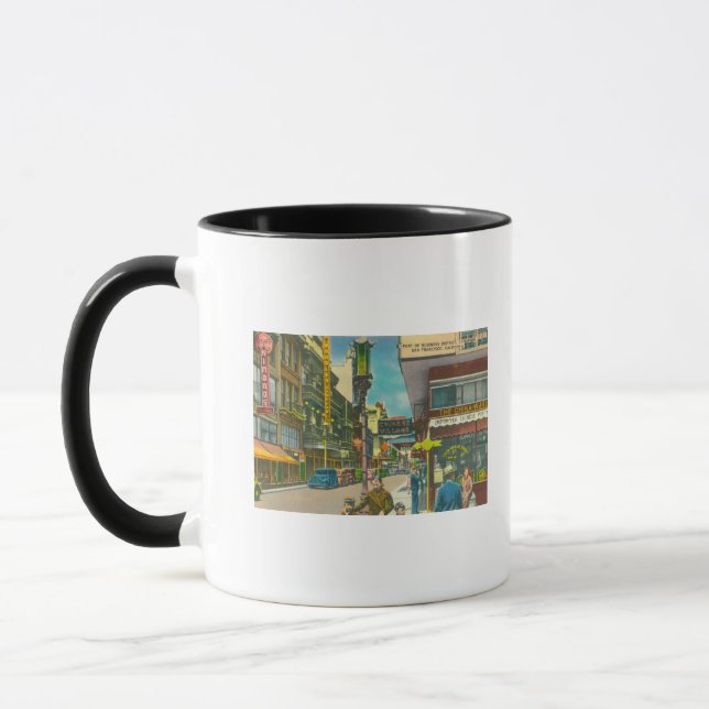 Caneca Seção de Negócios da Chinatown (Esquerda)