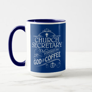 Caneca Secretária da Igreja, Powers de Deus e Café