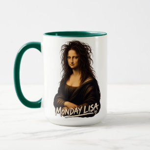 Caneca Segunda-feira Lisa Arte Divertida do Renascimento