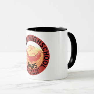Caneca Segundo grau Olimpo Branco Vermelho Negro Engraçad