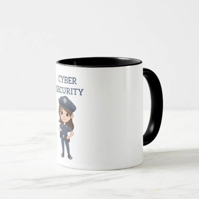 Caneca Segurança de TI: Digital Defender (Frente Esquerda)