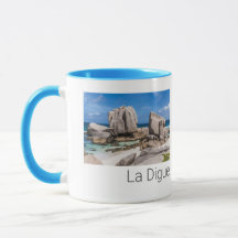 Seicheles La Digue Anse Marron Beach Vintage
