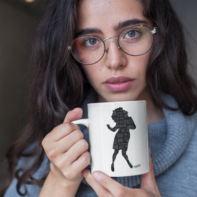 Caneca Seinfeld | Elaine Dance Silhouette (Criador carregado)