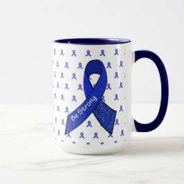 Caneca Seja Borboleta Azul Forte Síndrome da Fadiga Crôni