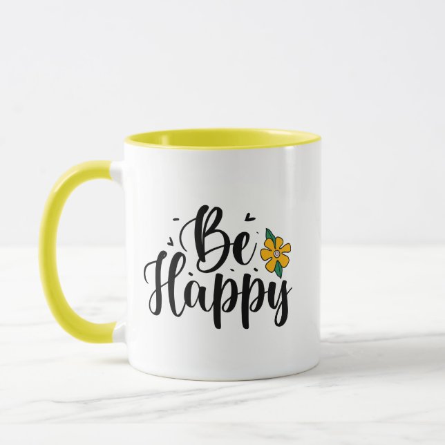Caneca Seja feliz (Esquerda)