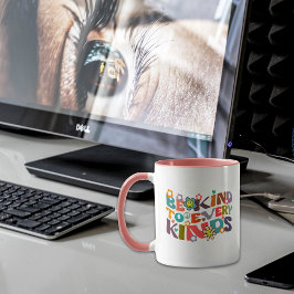 Caneca Seja Gentil Para Todas as Espécies