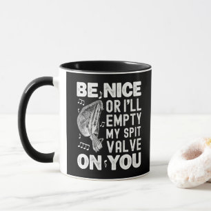 Caneca Seja Simpático Vou Esvaziar Minha Válvula de Escor