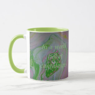 Caneca Seja uma Melancia Citação Engraçada de Conselho Má