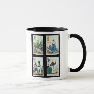 Caneca Seleção de cartões de jogo em relação a