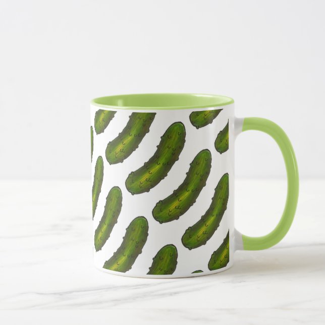 Caneca Seletor de Dílula Verde Coloca Pólvores Foodie Mug (Direita)