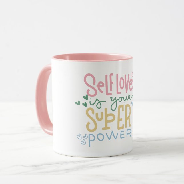 Caneca Self Love Mug (Frente Esquerda)