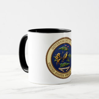 Caneca Selo das Ilhas Virgens dos Estados Unidos
