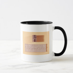 Caneca Selo e impressão do cilindro de Akkadian