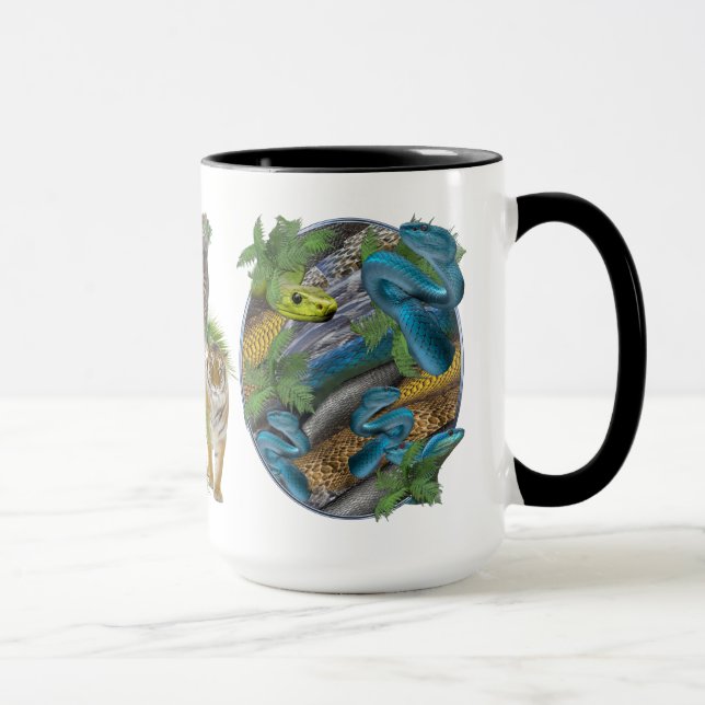 Caneca Selva Africana alegre (Direita)