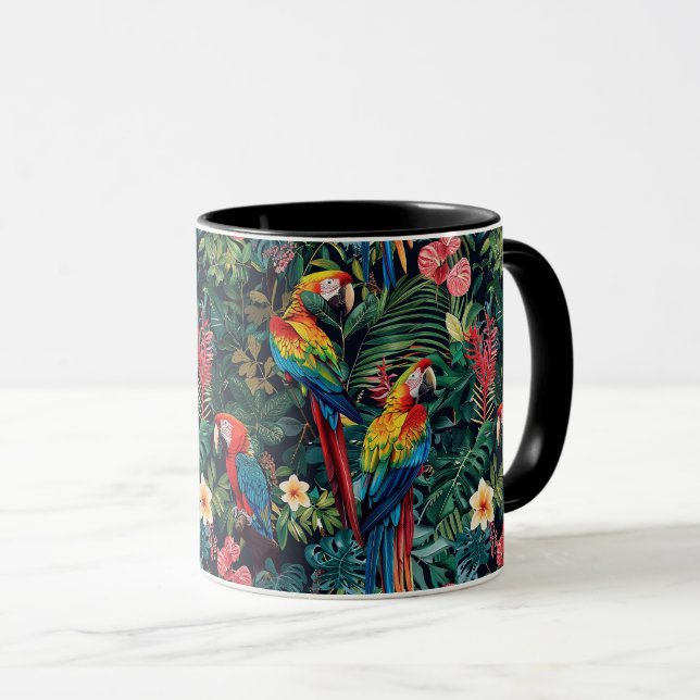Caneca Selva de Papagaio (Frente Esquerda)