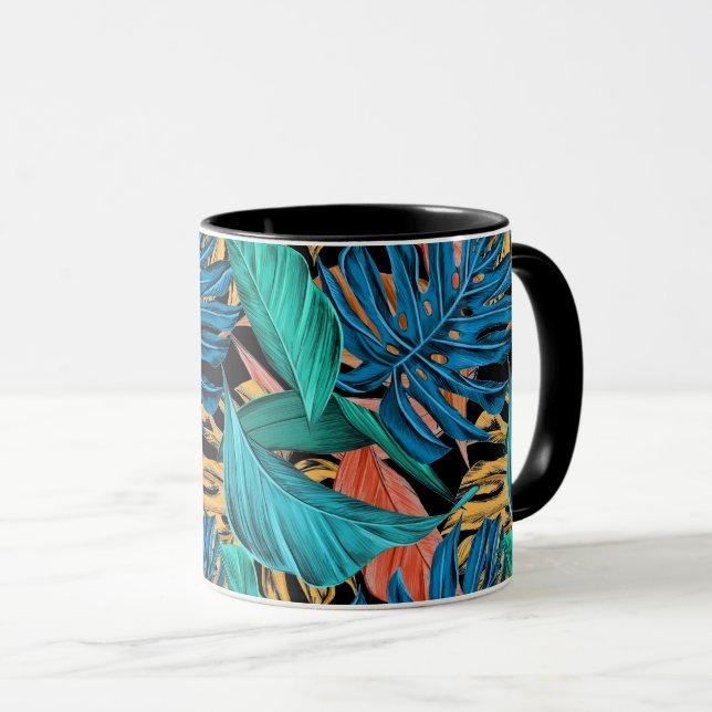 Caneca Selva Tropical de Folha (Frente Esquerda)