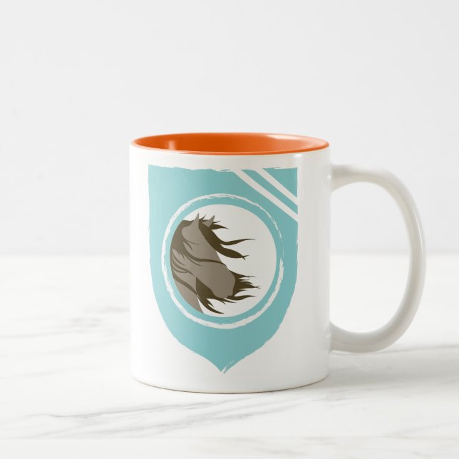 Caneca selvagem do santuário do mustang do grande (Direita)