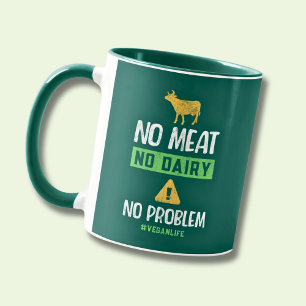 Caneca Sem Carne Sem Leite Sem Problema #VeganLife