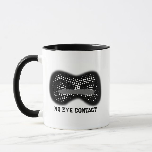 Caneca Sem Contato Visual para os Autistas Sem Remorso (Esquerda)