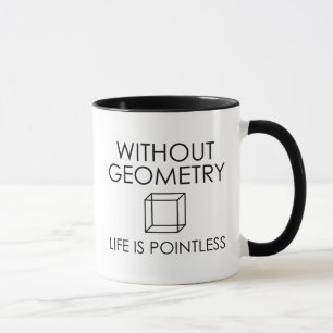 Caneca Sem Geometria A Vida É Sem Ponto