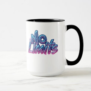 Caneca Sem limites   Design digital Cyberpunk Streetwear