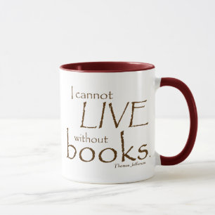 Caneca Sem livros