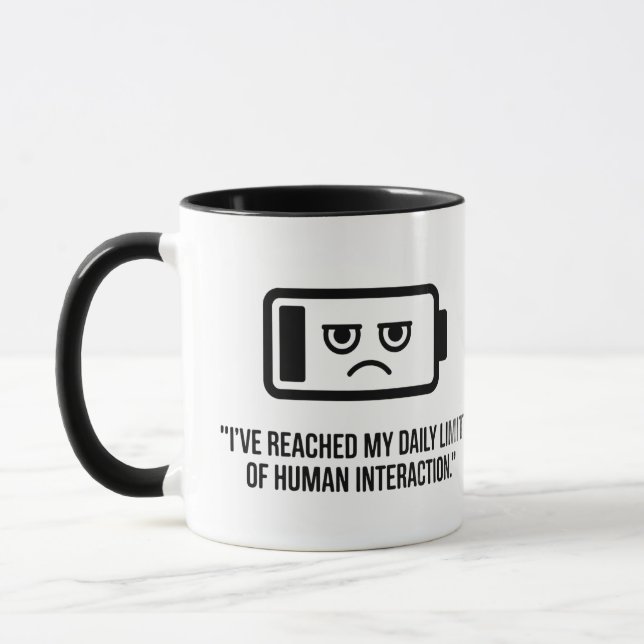Caneca Sem Mais Pessoas Hoje (Esquerda)