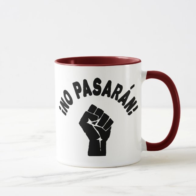 Caneca Sem Pasaran - Não Podem Passar (Direita)