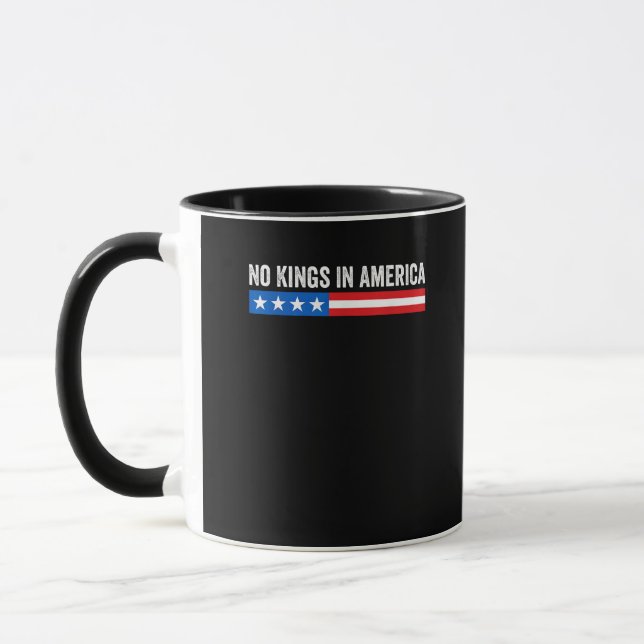 Caneca Sem Reis Na América Estilo Patriótico (Esquerda)