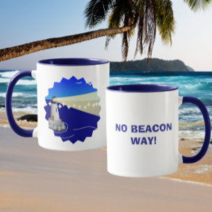 Caneca Sem Sinalização! Piada de Farol Divertida